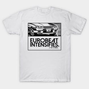 EUROBEAT INTENSIFIES - SKYLINE GTR R32 T-Shirt